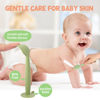Picture of MAIKKB Baby Diaper Cream Spatula 3 Pack Diaper Spatula Soft Silicone Diaper Cream Applicator Baby Butt Paste Spatula Brush with Suction Base,Full Size(Gray+Off-white+Green)