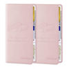 Picture of TILDOSAC 2Pack Leather Car Registration and Insurance Card Holder, Car Document Holder for Cards License with Magnetic Shut (Pink)
