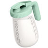 Picture of Momcozy Breast Milk Pitcher, Resistant to Heat and Cold Abrupt Temp Swings, No Leak Glass Breast Milk Fridge Storage Container With Wide Mouth, Fast Baby Formula Maker, Breastfeeding Essentials, Green