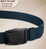 Picture of BULLIANT Tactical Belt for Men,Holster Hiking Rigger Web Casual Work Belt 1.5" with Heavy Duty Quick Release Buckle(Purplish Blue,30"-34" Waist Adjustable)