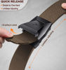 Picture of BULLIANT Tactical Belt for Men,Holster Hiking Rigger Web Casual Work Belt 1.5" with Heavy Duty Quick Release Buckle(Light Brown,30"-34" Waist Adjustable)