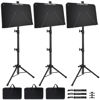 Picture of Sheet Music Stand, 1/2/3 Pack Adjustable Music Stand for Sheet Music, Music Sheet Stand Portable Folding with Carry bag Clip Holder for Guitar, Ukulele, Violin Players(Standard Version, 3 Pack)