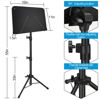 Picture of Sheet Music Stand, 1/2/3 Pack Adjustable Music Stand for Sheet Music, Music Sheet Stand Portable Folding with Carry bag Clip Holder for Guitar, Ukulele, Violin Players(Standard Version, 3 Pack)