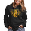 Picture of Junk Food Clothing x NFL - Pittsburgh Steelers - Team Spotlight - Unisex Adult Pullover Fleece Hoodie for Men and Women - Size X-Large