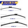 Picture of 3 wipers Replacement for 2015-2021 VW Volkswagen Golf/2015-2020 VW e-Golf/2015-2021 VW GTI, Windshield Wiper Blades Original Equipment Replacement - 26"/18"/11" (Set of 3) Top Lock