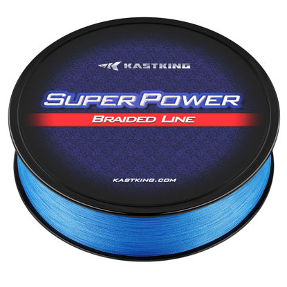 Picture of KastKing Superpower Braid Fishing Line, Ocean Blue, 20LB/0.18mm/(500M/547 Yds)