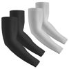 Picture of Rescoto 2 Pairs UV Protection Cooling Arm Sleeves Compression Sun Sleeves for Men Women Youth, Tattoo Cover Up, UPF 50 (2 Pairs: 1 Pair Black & 1 Pair Gray)