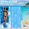 Picture of Widdonen Lightweight Thin Microfiber Beach Towel Sand Free Quick Dry Absorbent Compact Soft Pool Swim Travel Towels Extra Large Oversized Beach Accessories Packable Essentials Stuff Gifts for Adult