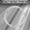 Picture of Amiss 3pcs Car Carbon Fiber Anti-Skid Steering Wheel Cover，Segmented Steering Wheel Protector, Butterfly Steering Wheel Cover, Universal 99% Car Wheel Cover Protector, Car Interior Accessories(White)