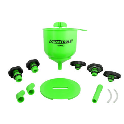 Picture of OEMTOOLS 87043 Professional No-Spill Coolant Funnel Kit, Spill Free Funnel for Performing Coolant Flush and Refills, Funnel Automotive Fluids