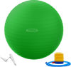 Picture of Signature Fitness Anti-Burst and Slip Resistant Exercise Ball Yoga Ball Fitness Ball Birthing Ball with Quick Pump, 2,000-Pound Capacity, Green, 22-inch, M