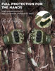 Picture of KEMIMOTO Camo Tactical Gloves for Men, Touchscreen Motorcycle Gloves with Hard Shell & Palm Padding for Sports Motorcycle Tactical Airsoft Paintball Hunting Hiking Camping Climbing (Camo,Large)