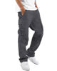 Picture of LYRXXX Men's Casual Cargo Pants Hiking Pants Workout Joggers Sweatpants for Men,Dark Grey,XXL
