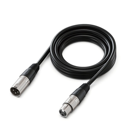 Picture of FIFINE XLR Cable, 10ft Cable with Balanced 3 PIN, XLR Male to Female Mic Audio Cord, XLR Speaker Cable, Mic Wire, Compatible with XLR Microphone for Recording Podcast Streaming, Black-L9