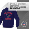 Picture of Team Fan Apparel NFL Adult Gameday Football Crewneck Sweatshirt - Cotton Blend - Stay warm, comfortable & stylish on game day (Houston Texans - Navy, Adult Large)