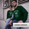 Picture of Team Fan Apparel NFL Adult Gameday Football Crewneck Sweatshirt - Cotton Blend - Stay warm, comfortable & stylish on game day (New York Jets - Forest Green, Adult Large)