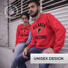 Picture of Team Fan Apparel NFL Adult Gameday Football Crewneck Sweatshirt - Cotton Blend - Stay warm, comfortable & stylish on game day (Atlanta Falcons - Red, Adult Small)