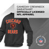 Picture of Team Fan Apparel NFL Adult Gameday Football Crewneck Sweatshirt - Cotton Blend - Stay warm, comfortable & stylish on game day (Chicago Bears - Heathered Charcoal, Adult Small)