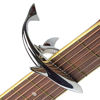 Picture of Shark Guitar Capo Pretty Cool Capo for Electric Acoustic Classical Guitar Ukulele Zinc Alloy Spring Capo (silver)