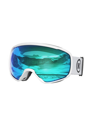 Picture of Innerking Ski Goggles OTG SGS Approved - Over Glasses Snow/Snowboard Sports Goggles Anti Fog for Adult, Men, Women & Youth - RevoBlue 8%