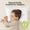 Picture of 2-Pack Toddler Pillow - Soft Organic Cotton Toddler Pillows for Sleeping - 13X18 Small Pillow for Kids - Kids Pillows for Sleeping - Kids Pillow for Travel, School, Nap, Age 2 to 5 (Excavator)