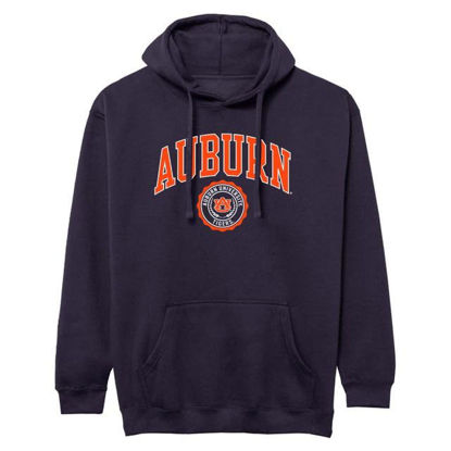 Picture of Barnesmith Auburn University AU Tigers Hooded Sweatshirt, Heritage, Navy, Small