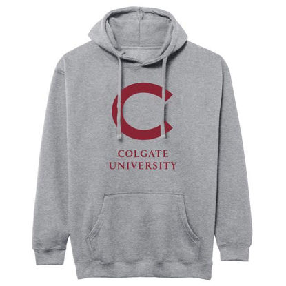 Picture of Barnesmith Colgate University CU Raiders Hooded Sweatshirt, Heritage, Charcoal Grey, Small