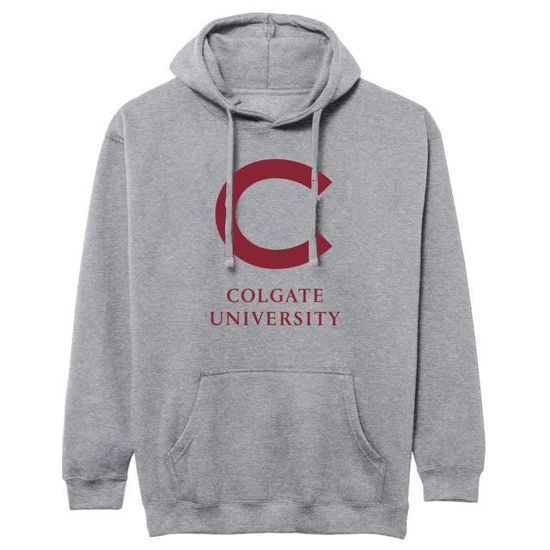 Picture of Barnesmith Colgate University CU Raiders Hooded Sweatshirt, Heritage, Charcoal Grey, Small