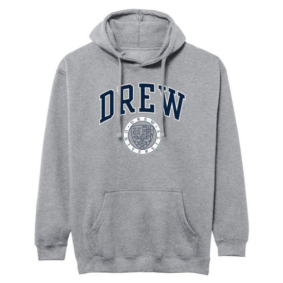 Picture of Barnesmith Drew University Rangers Hooded Sweatshirt, Heritage, Charcoal Grey, X-Large