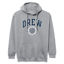 Picture of Barnesmith Drew University Rangers Hooded Sweatshirt, Heritage, Charcoal Grey, X-Large