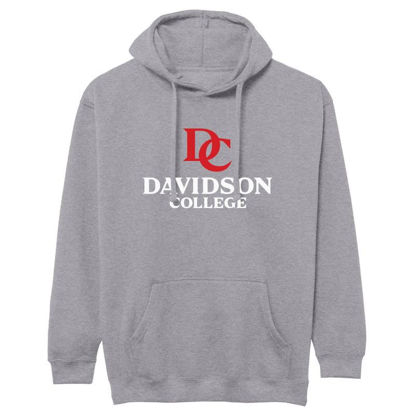 Picture of Barnesmith Davidson College Wildcats Hooded Sweatshirt, Heritage, Charcoal Grey, Large