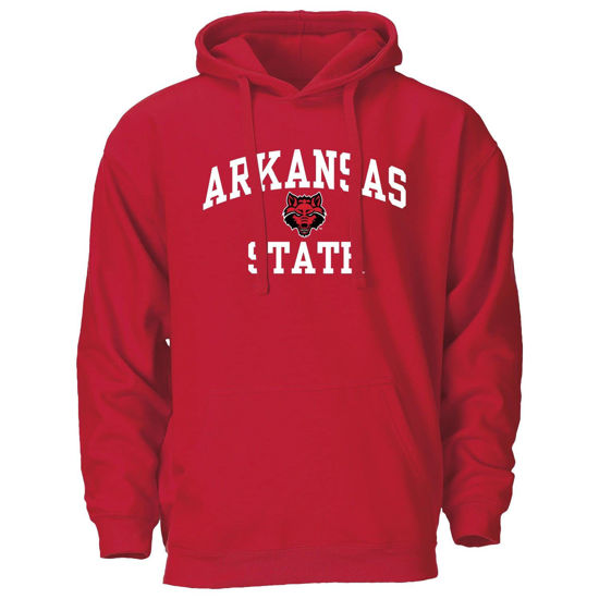 Picture of Barnesmith Arkansas State University ASU, A-State Red Wolves Hooded Sweatshirt, Heritage, Red, XX-Large