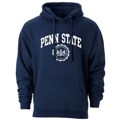 Picture of Barnesmith Pennsylvania State University PSU Nittany Lions Hooded Sweatshirt, Heritage, Navy, Large