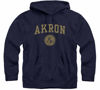 Picture of Barnesmith University of Akron Zips Hooded Sweatshirt, Heritage, Navy, Small