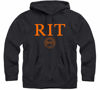 Picture of Barnesmith Rochester Institute of Technology Tigers Hooded Sweatshirt, Heritage, Black, Medium