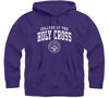 Picture of Barnesmith College of the Holy Cross Crusaders Hooded Sweatshirt, Heritage, Purple, X-Large