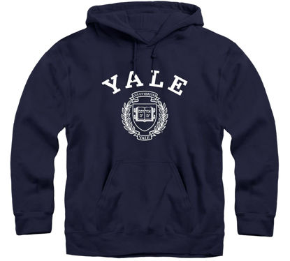 Picture of Barnesmith Yale University Bulldogs Hooded Sweatshirt, Heritage, Navy, XX-Large