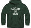 Picture of Barnesmith Cleveland State University Vikings Hooded Sweatshirt, Heritage, Hunter Green, Small