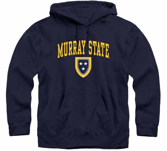 Picture of Barnesmith Murray State University Racers Hooded Sweatshirt, Heritage, Navy, Small