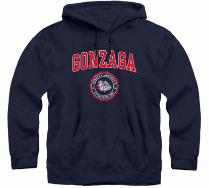 Picture of Barnesmith Gonzaga University Bulldogs Hooded Sweatshirt, Heritage, Navy, X-Large
