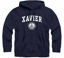 Picture of Barnesmith Xavier University Musketeers Hooded Sweatshirt, Heritage, Navy, Medium