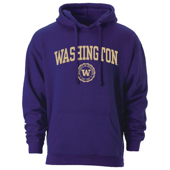 Picture of Barnesmith University of Washington UW Huskies Hooded Sweatshirt, Heritage, Purple, X-Large