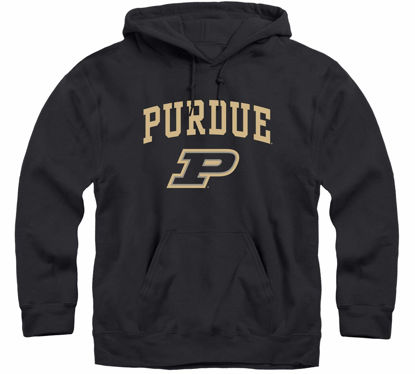 Picture of Barnesmith Purdue University Boilermakers Hooded Sweatshirt, Heritage, Black, XX-Large