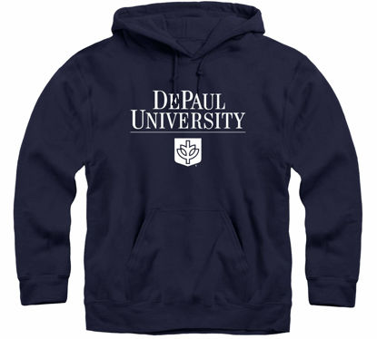 Picture of Barnesmith DePaul University Blue Demons Hooded Sweatshirt, Heritage, Navy, XX-Large
