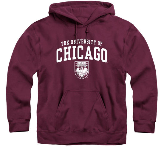 Picture of Barnesmith University of Chicago Maroons Hooded Sweatshirt, Heritage, Maroon, Large