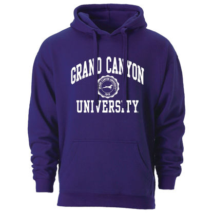 Picture of Barnesmith Grand Canyon University GCU Lopes Hooded Sweatshirt, Heritage, Purple, XX-Large