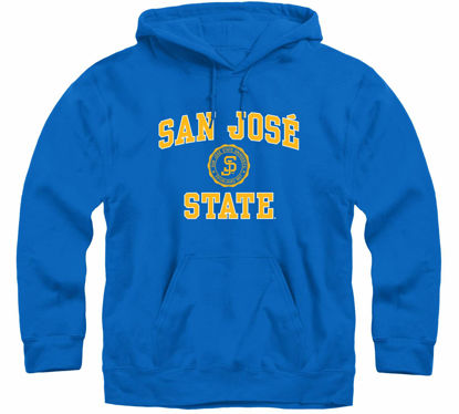 Picture of Barnesmith San Jose State University Spartans Hooded Sweatshirt, Heritage, Royal Blue, XX-Large