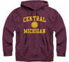 Picture of Barnesmith Central Michigan University Chippewas Hooded Sweatshirt, Heritage, Maroon, Small
