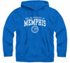 Picture of Barnesmith University of Memphis Tigers Hooded Sweatshirt, Heritage, Royal Blue, Small