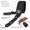 Picture of LEKATO Bass Guitar Strap for Electric Guitar & Bass 3" Wide Guitar Straps Padded Bass Guitar Strap Adjustable Length from 50" to 61" Bass Guitar Straps with Pick Holder 2 Safety Strap Locks & 6 Picks